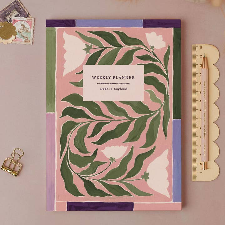 Nurture Botanical Weekly Planner | Undated Weekly Organiser for wholesale by Sister Paper Co.
