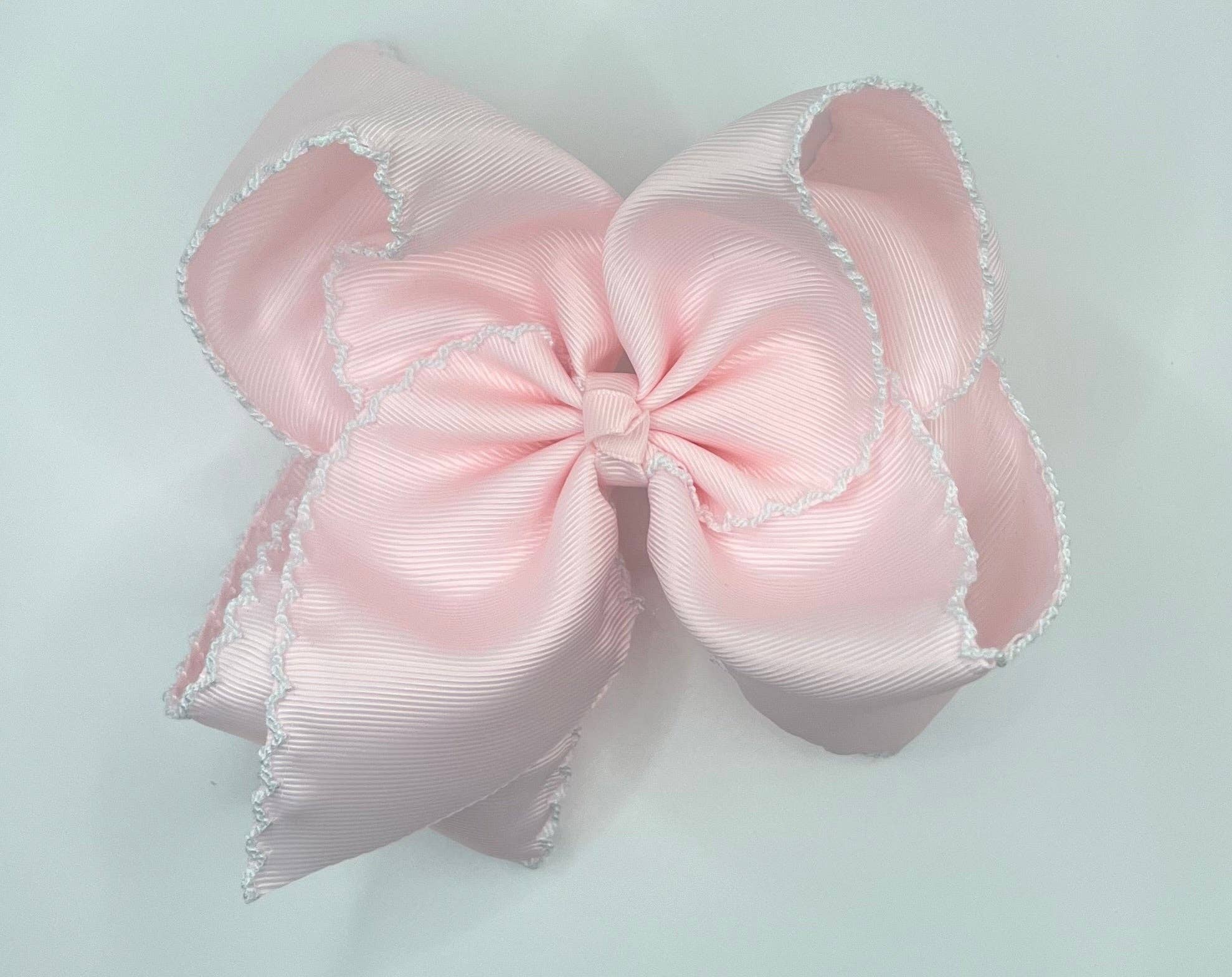Just For Fun Threads – wholesale Hair bow – Kids – Extra Fun Solid Moonstitch Hair Bows (6in)17