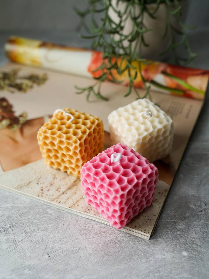 Honeycomb Candle Natural Spring Soy Wax Candles Home Decor for wholesale by Gokican