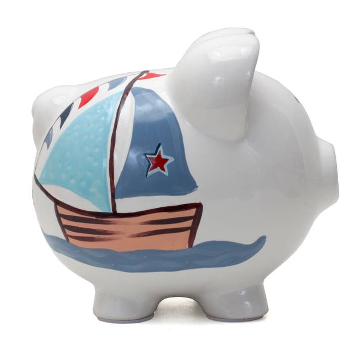 Child To Cherish® - Wholesale Money/Piggy Bank - Kids & Baby - Nautical Pig