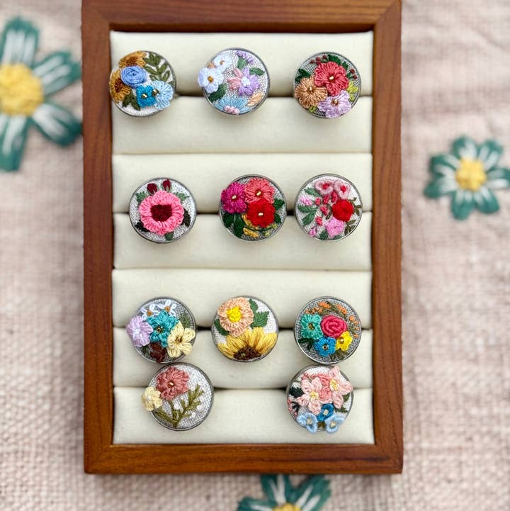 Ninu Handmade - Wholesale Jewelry - Men's - Mystery Embroidered Ring0