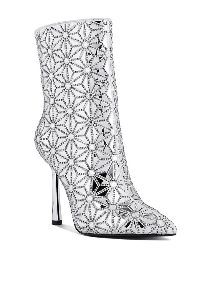 Rag Company – wholesale Boots – Women’s – Precious Mirror Embellished High Ankle Boots6