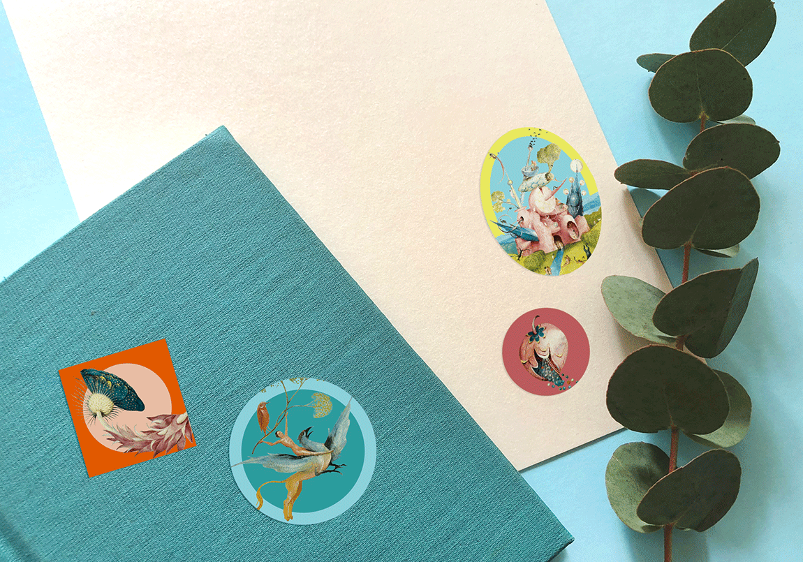 Mon Petit Art – wholesale Klistermärke – Klistermärken Jheronimus Bosch1