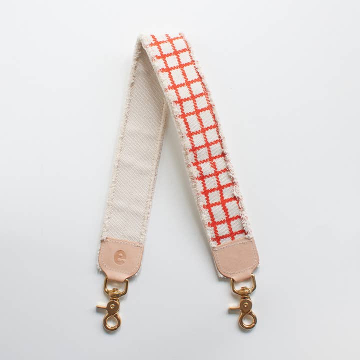 Anthro Orange Plaid Taske Rem for engroshandel hos Erin Flett