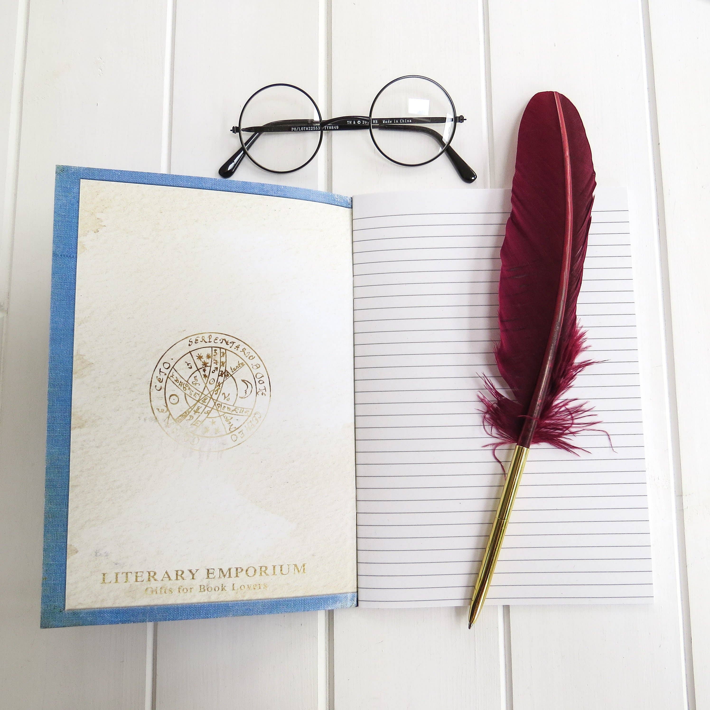 LiteraryEmporium – wholesale Notebook – Divination Wizard Magic Notebook Blue A5 Lined Book1