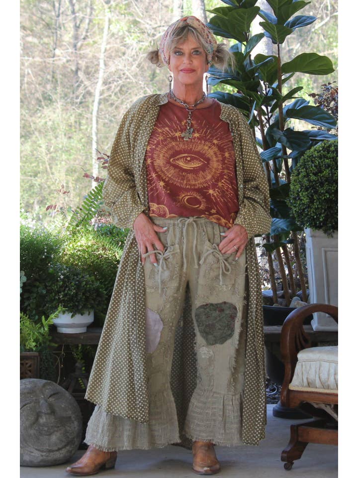 Pantalon Moonmoss à volants pour la vente par Jaded Gypsy