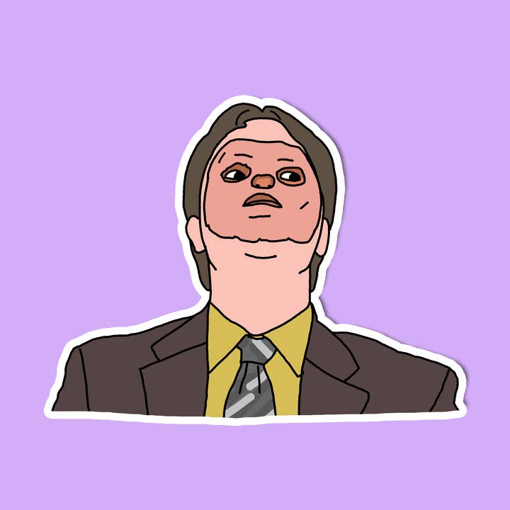 Pop Hot Cards - Wholesale Sticker - The Office Sticker- Dwight CPR Mask Fail0