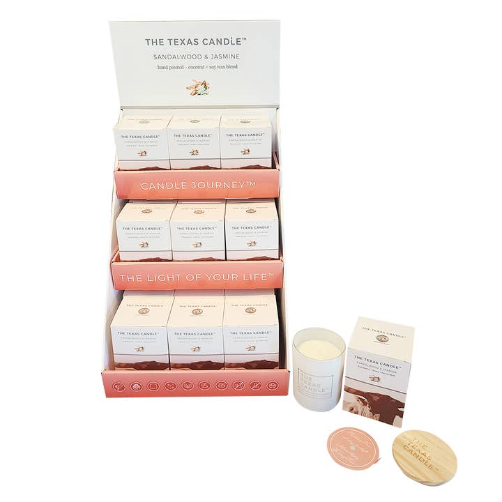 Candle Journey - Wholesale Jar/Filled Candle - The Texas Candle0