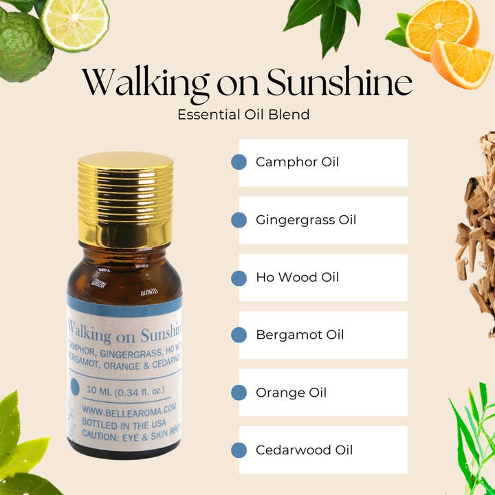 Belle Aroma® - Wholesale Essential Oil - Belle Aroma® 10 ml Walking on Sunshine™ Essential Oil Blend3