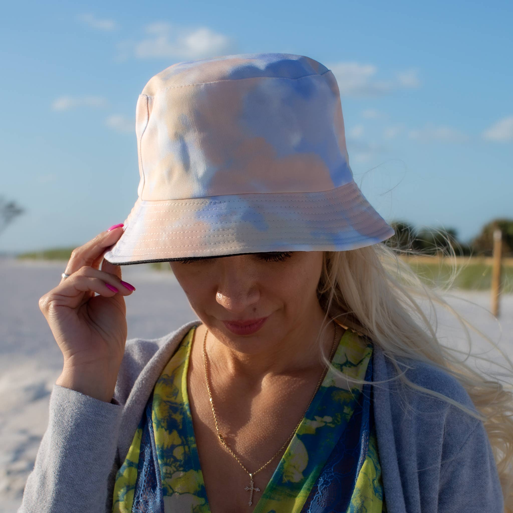 Lelaffet - Wholesale Bucket Hat - Women's - TIE DYE BUCKET HAT women Summer hat Sun hat women cotton5