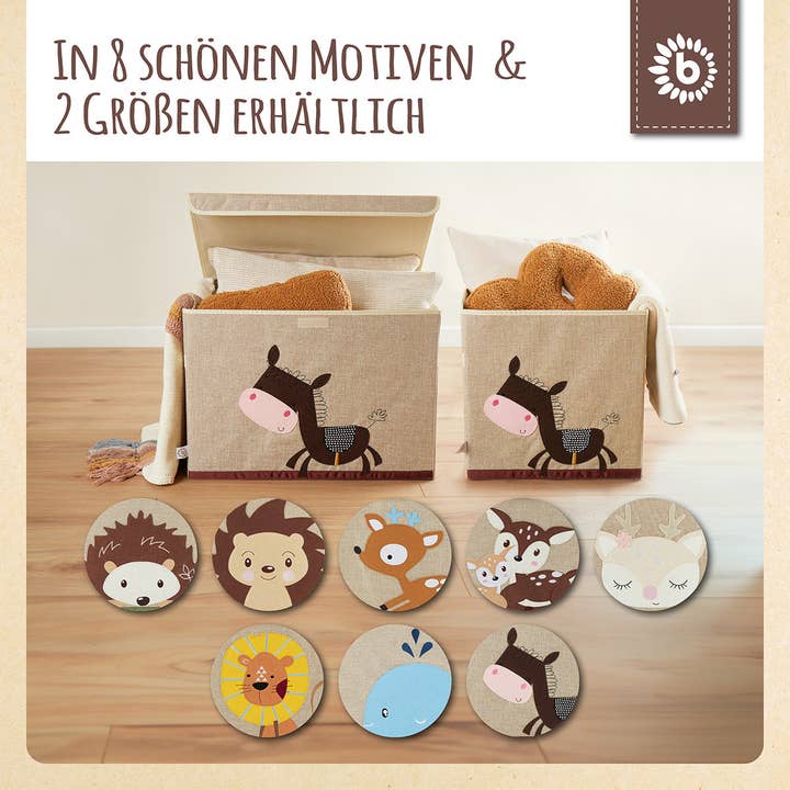 Bieco Spielwaren - Wholesale Toy Storage Box - Kids & Baby - Storage box donkey6