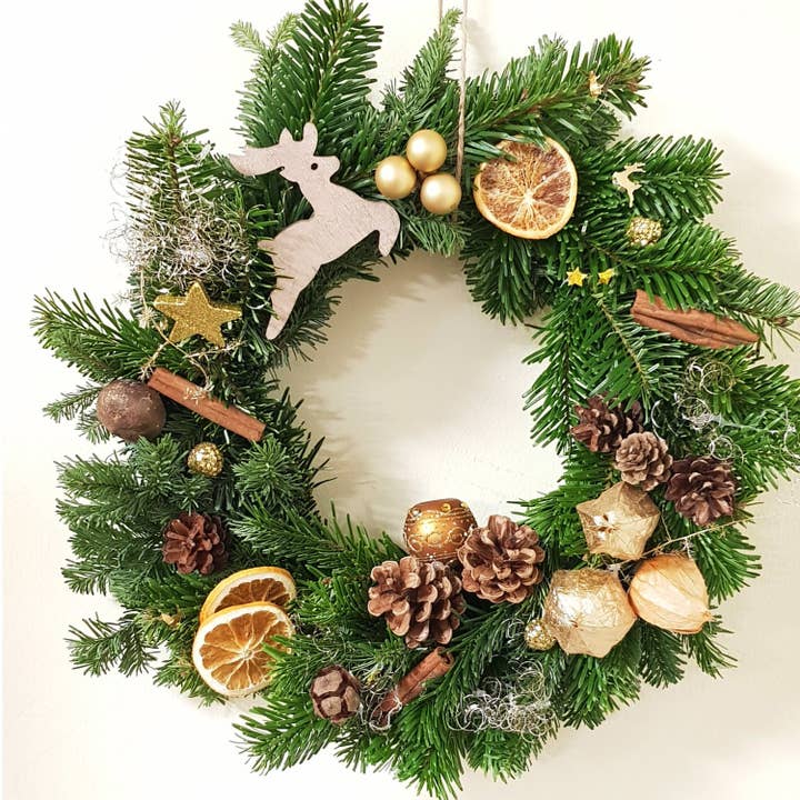 DIY craft kit advent wreath for wholesale by Die Kerzenwerkstatt