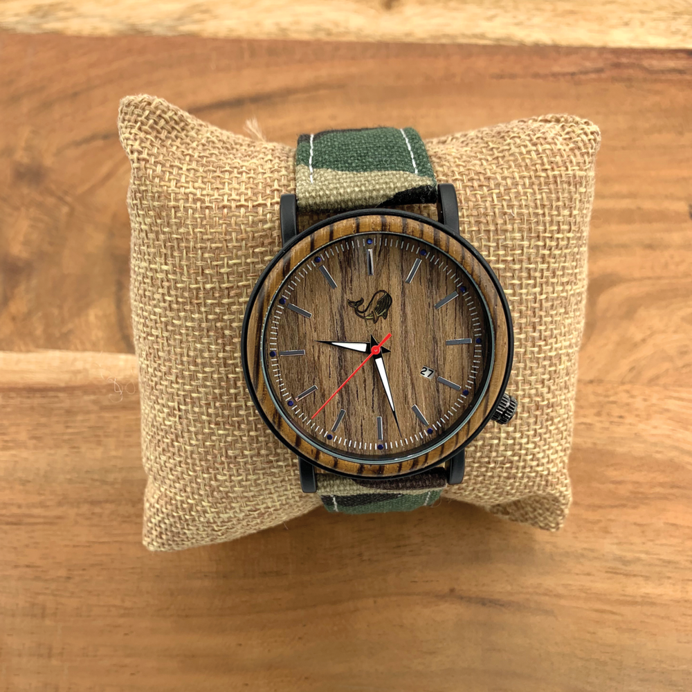 Oliver and the Sea - Wholesale Wrist Watch - Men's - Wood Watch w/Genuine Wood - the "Mallard"5