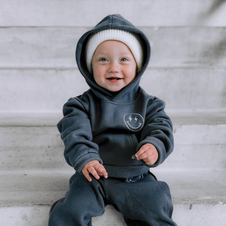 STAY COZY • SMILEY SWEATSUIT and other Purchase Wholesale smiley sweatpants. Free Returns & Net 60 Terms on Faire trending on Faire.