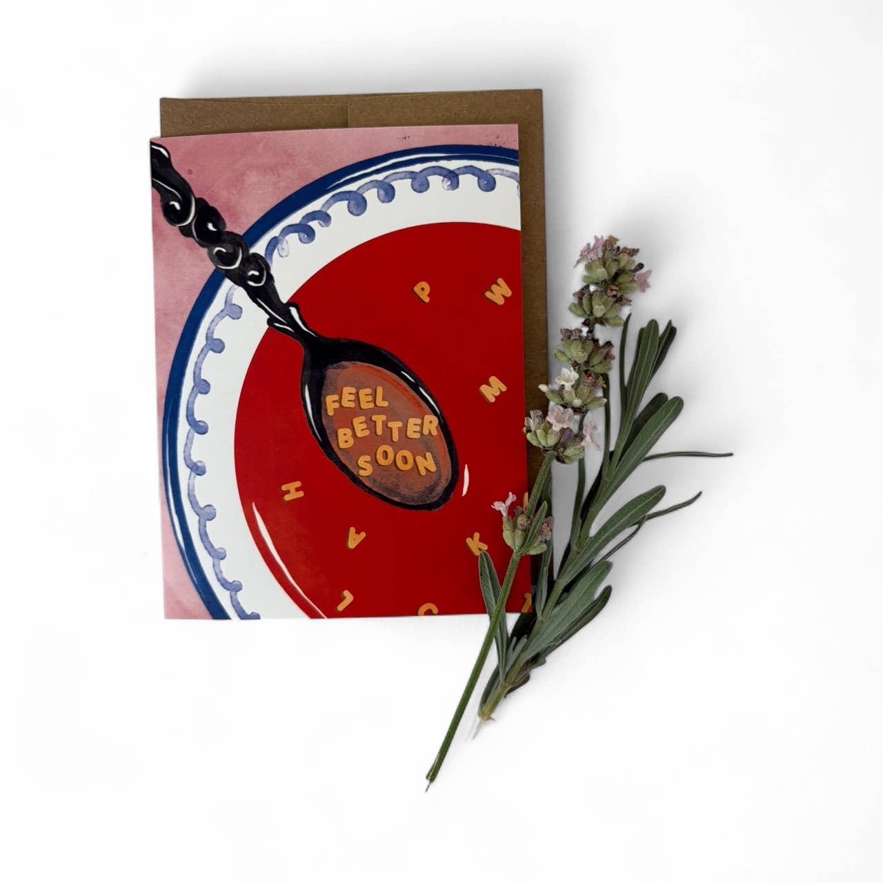Wild Optimist – wholesale Everyday greeting card – Feel Better Soup Greeting Card3