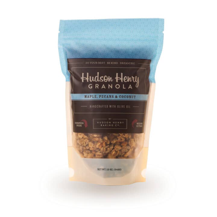 Hudson Henry Baking Co. - Wholesale Granola - Maple Pecan Granola  - 12oz Bags1