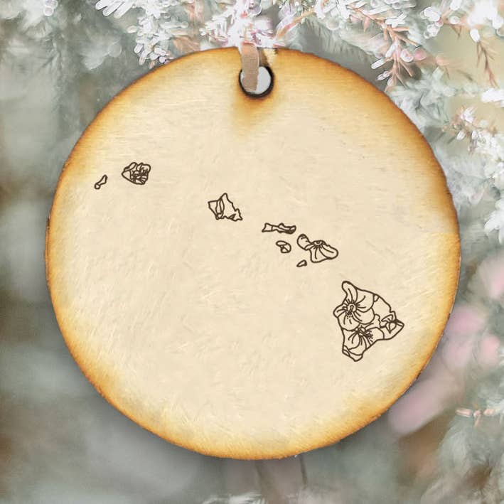 Hawaii Pua Aloalo State blomma prydnad för wholesale av Two Peas Paper Co.