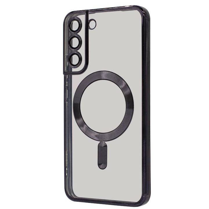 Mighty Wireless - Wholesale Phone case – Women’s - S22 Plus TPU Case With Metallic Magnet Wholesale Dark Purple1