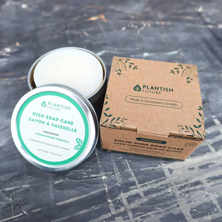 Solid Dish Soap Cake - Strengthened Formula for wholesale by Plantish