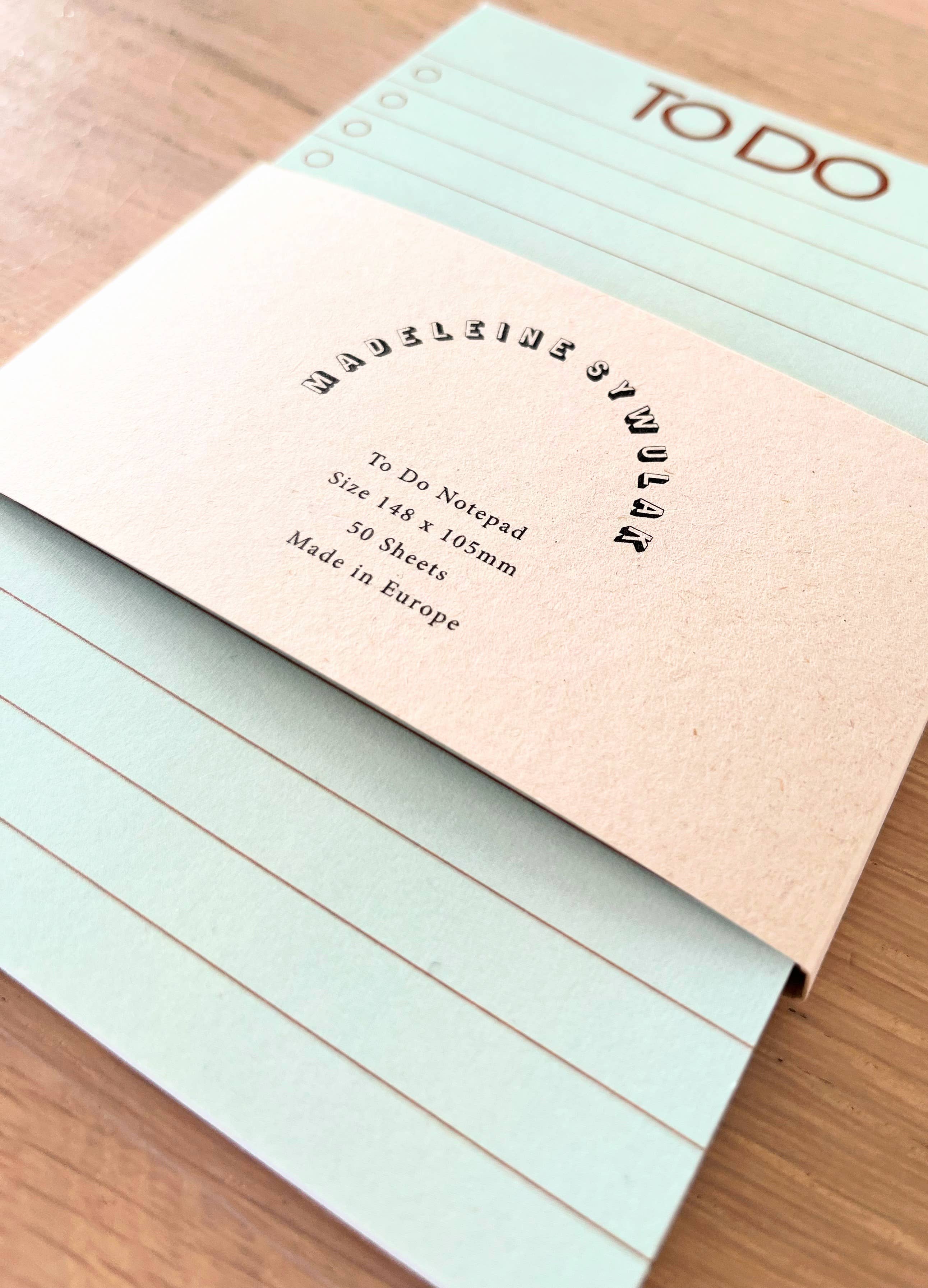 Madeleine Sywulak US - Wholesale Notepad - To Do Notepad7