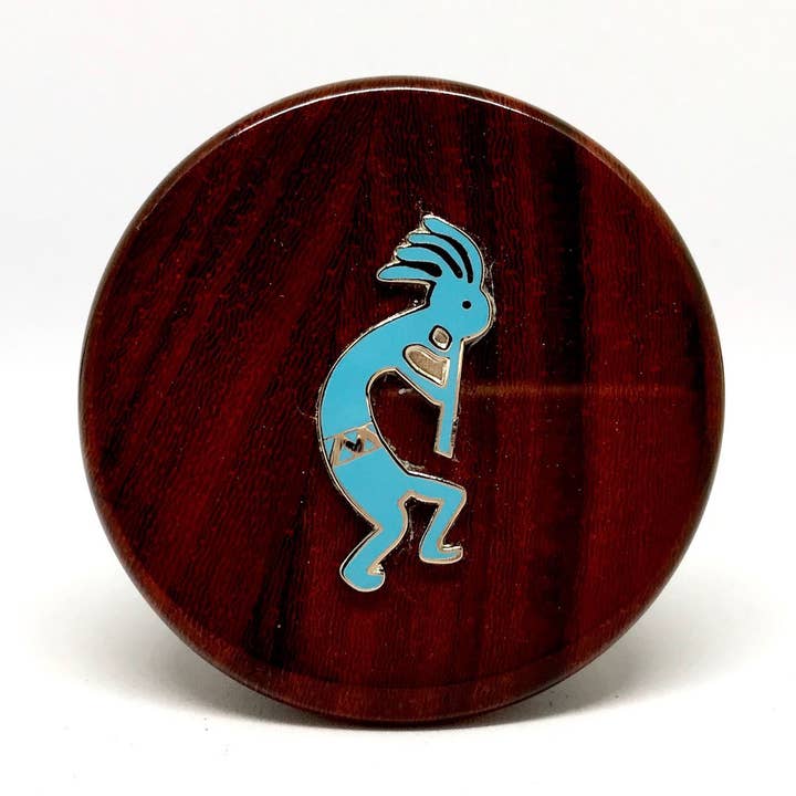 Tappo per vino Kokopelli - Cloisonne per la vendita all'ingrosso da parte di Cigar Cutters by Jim