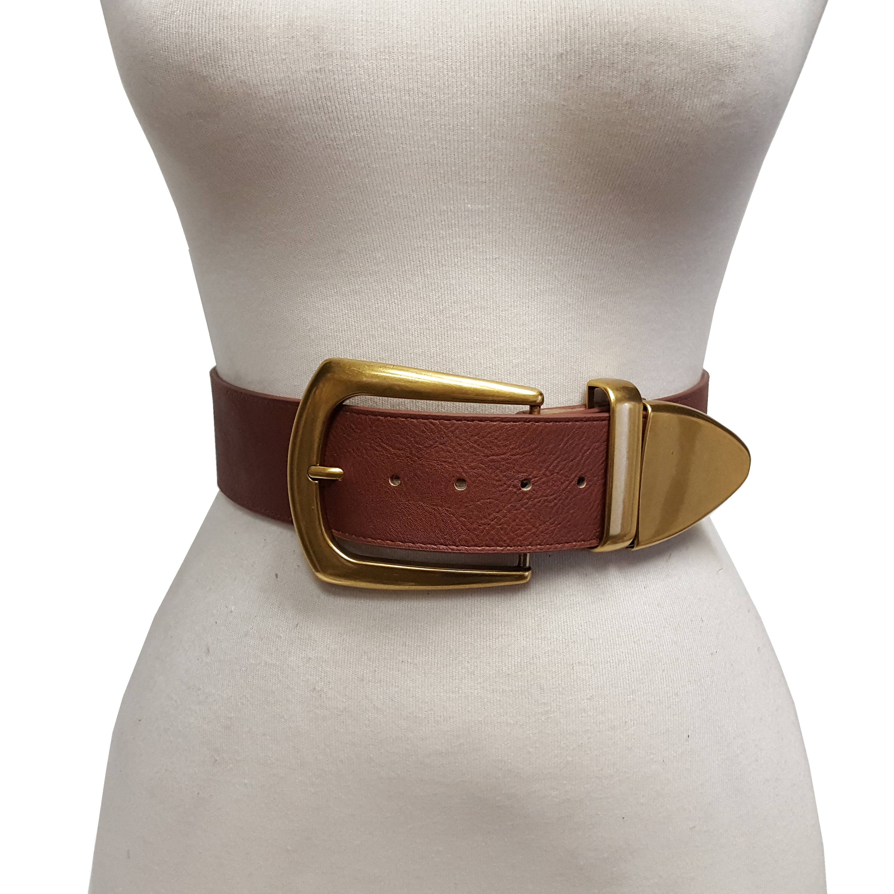 Axesoria West - Wholesale Belt - Women's - Wide width belt with Western Statement Buckle Loop Tip set1