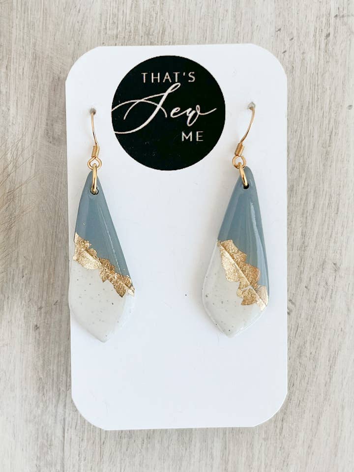 Freya Dangle Earrings, Handmade Jewellery, Canadian Made for wholesale by That's Sew Me