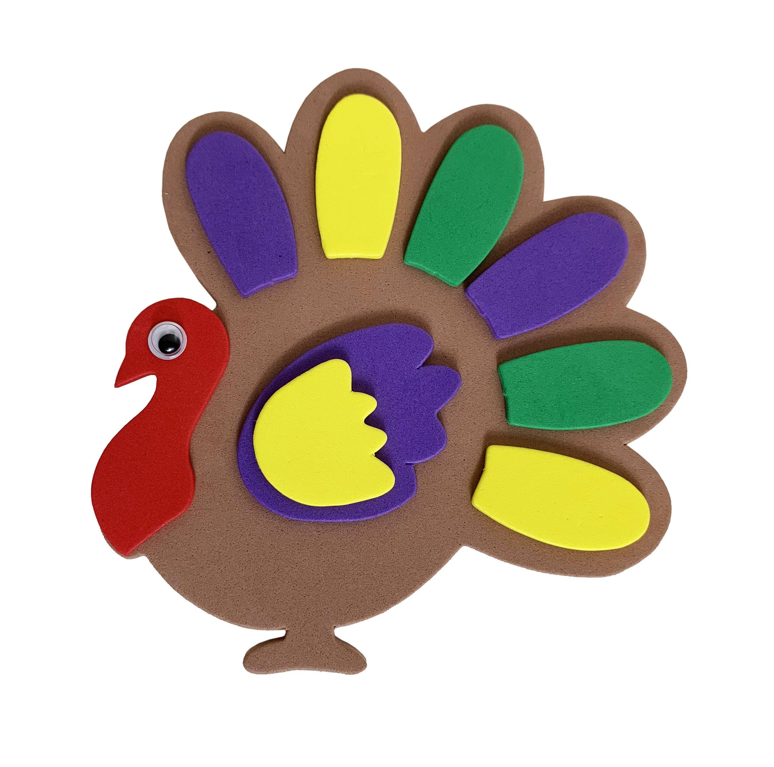 KINREX - Wholesale DIY Craft Kit - Wonderful Thanksgiving Turkey Craft - Thanksgiving Decorations Kit3