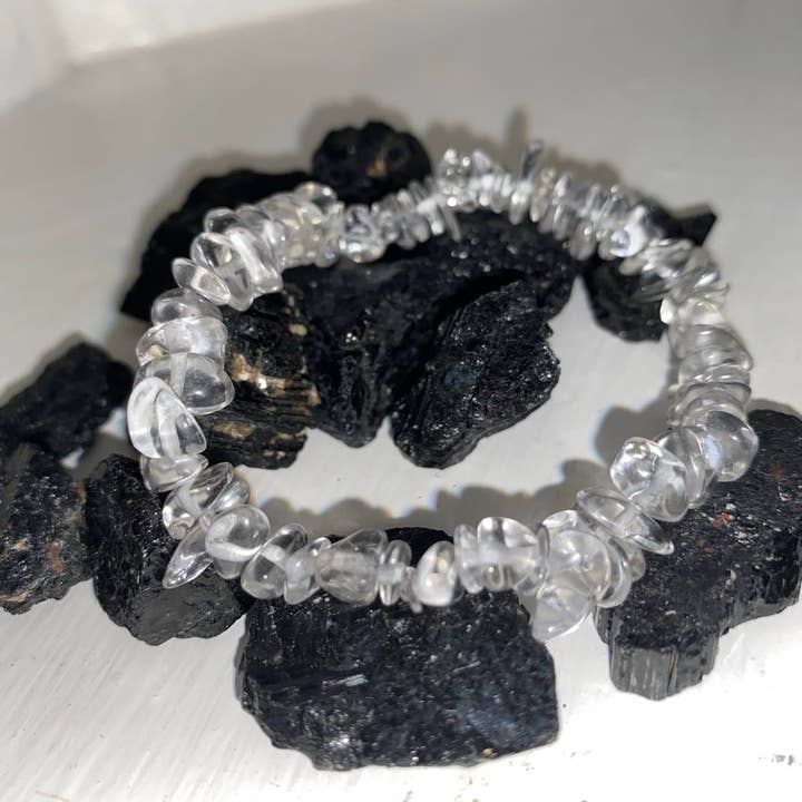 Clear Quartz Bracelet for wholesale by Kamicr8tions
