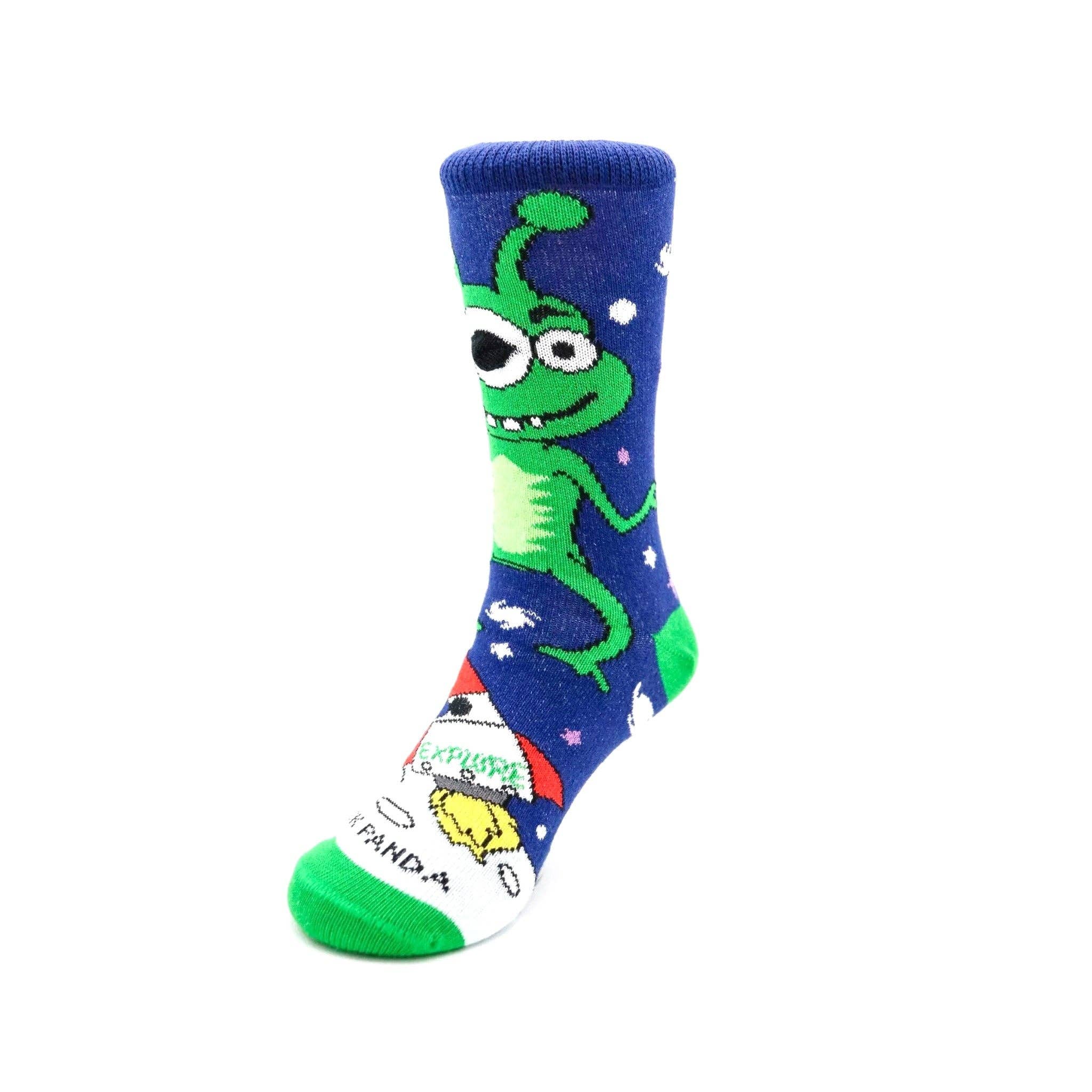 Sock Panda - Vendita all'ingrosso Calzini - Bambini - Calzini Cotan the Alien (0-7 anni) di Sock Panda4