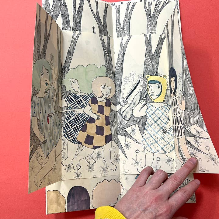 Erika Rier - Wholesale Arts & Entertainment Book - In the Middle - Art Zine2