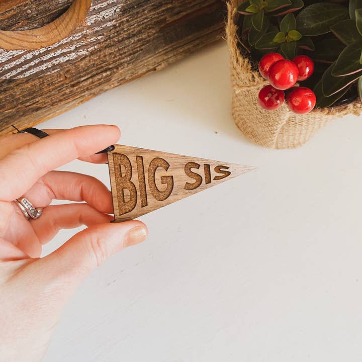 Left Grain - Wholesale Ornament - Big Sis Ornament, Little Sis Ornament