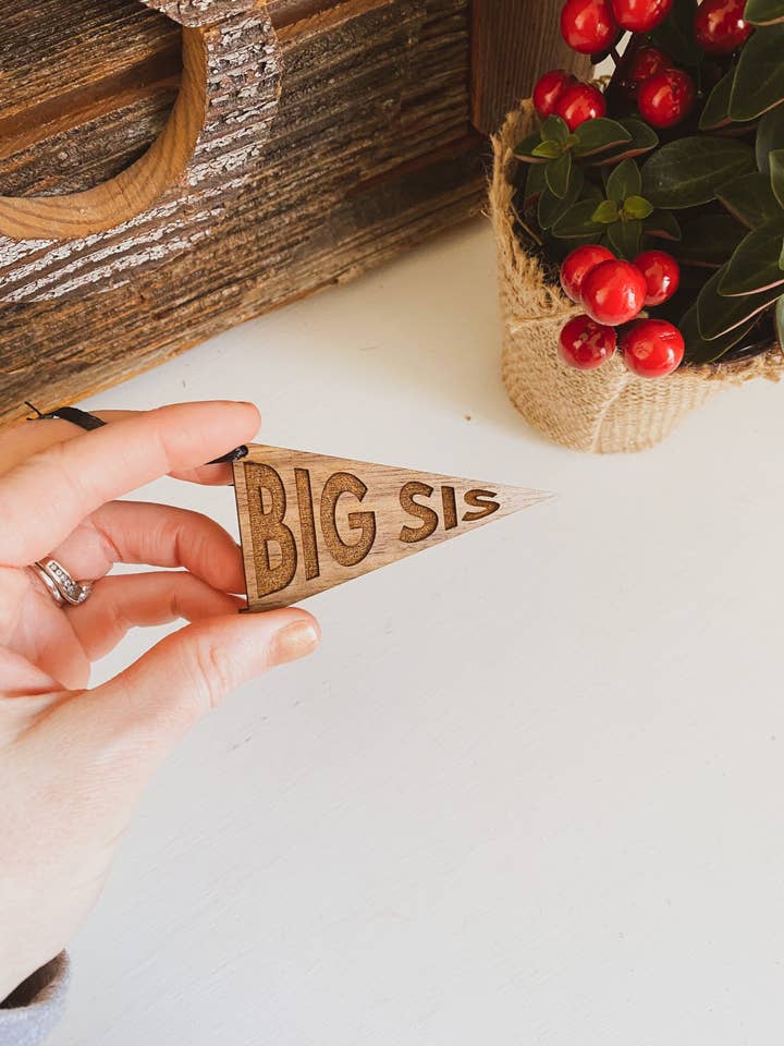Big Sis Ornament, Little Sis Ornament for wholesale by Left Grain