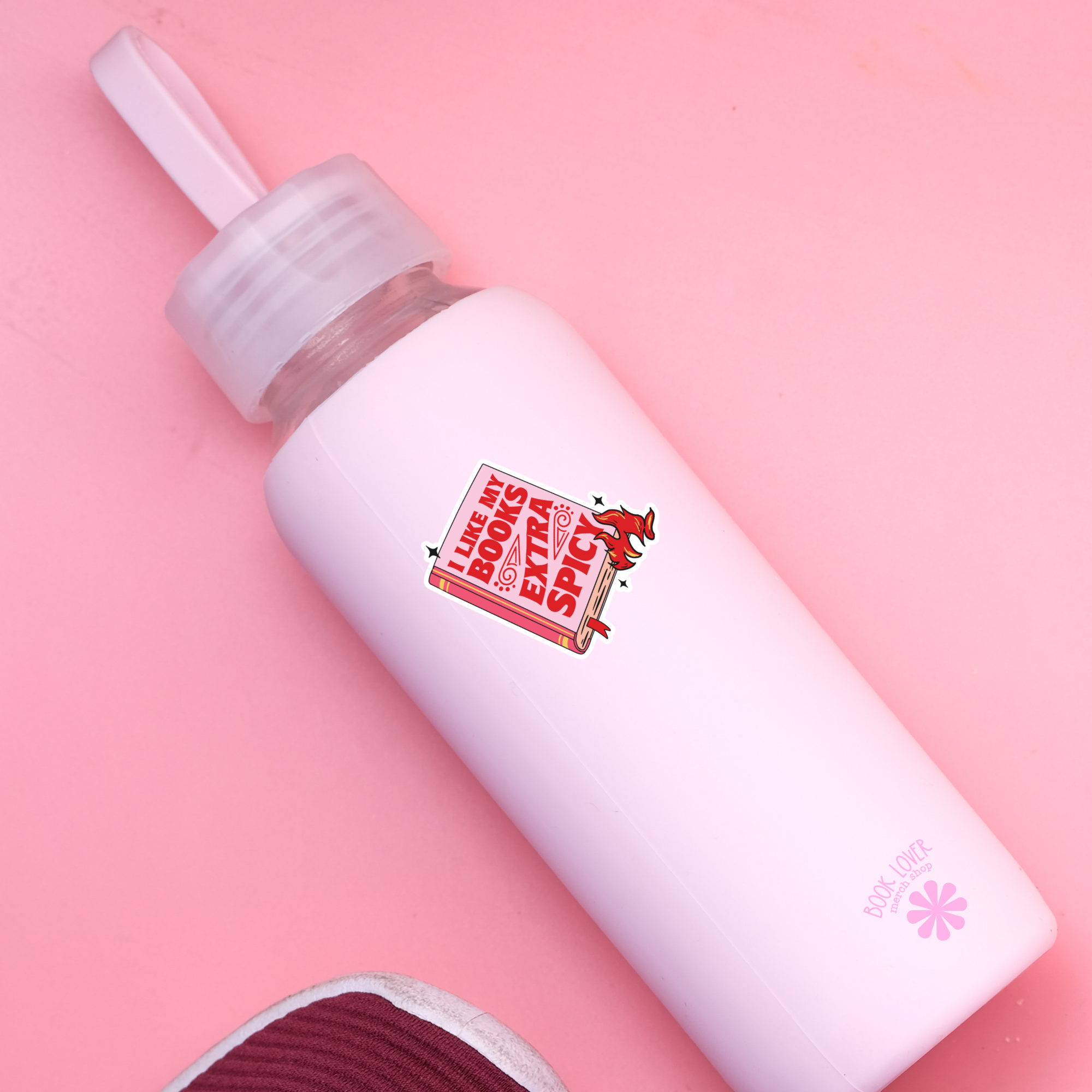 Book Lover Merch Shop - Wholesale Sticker - I Like My Books Extra Spicy Stickers / Bookish Merch Lover3