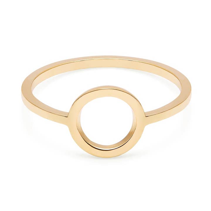 Circle Ring - Gold for wholesale by Myia Bonner