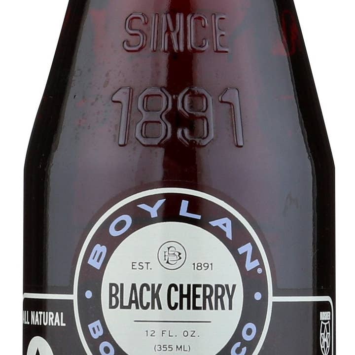Everyday Supply Co - Wholesale Soda/Carbonated Drink - BOYLAN SODA BLACK CHERRY - Case of 121