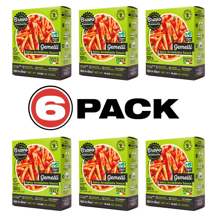 Bravo Bravissimo - Wholesale Pasta Sauce - Gemelli Spicy Arrabbiata Sauce (pack of 6)1