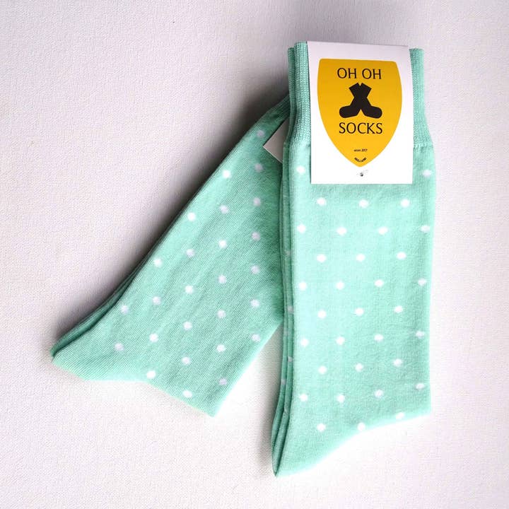 Minty Mornings por atacado de oh oh socks