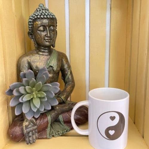 Ying Yang and Balance Kaffeetasse für den Großhandel von The Reiki Shop