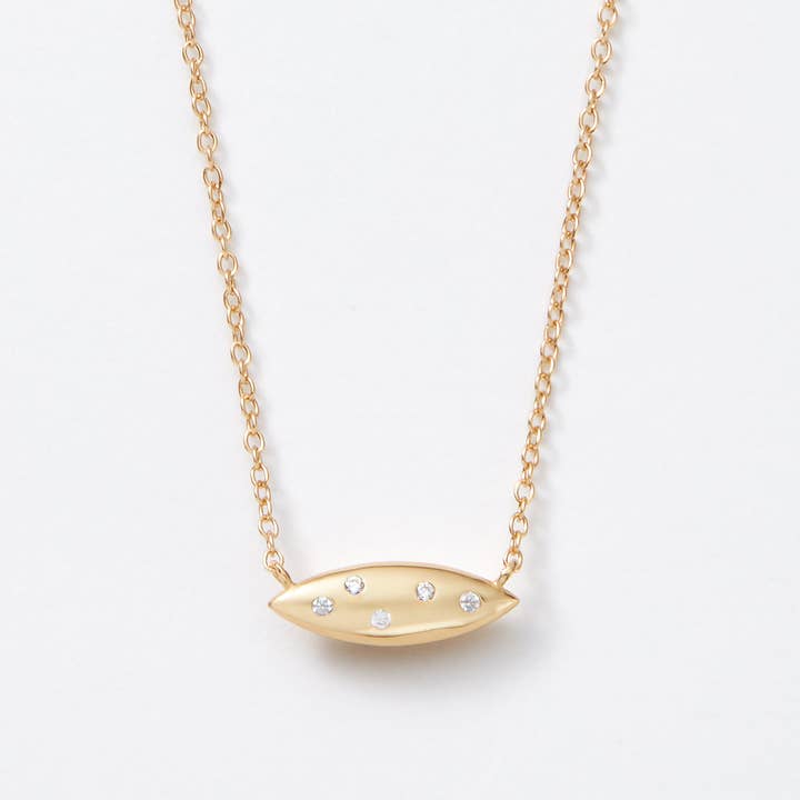 Dahlia Pendant Necklace (Ships mid September) for wholesale by Sara Patino Jewelry