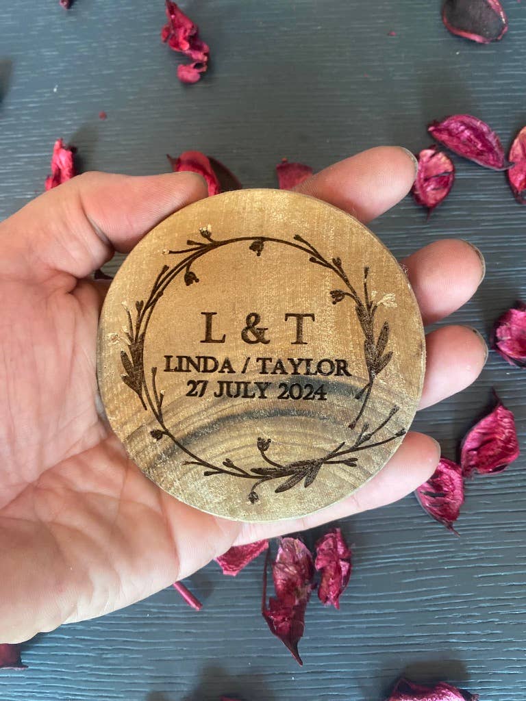 WoodCraftHaven - Vente Sous-verre - Sous-verres en bois fabriqués à la main : des cadeaux de mariage pour votre magasin23