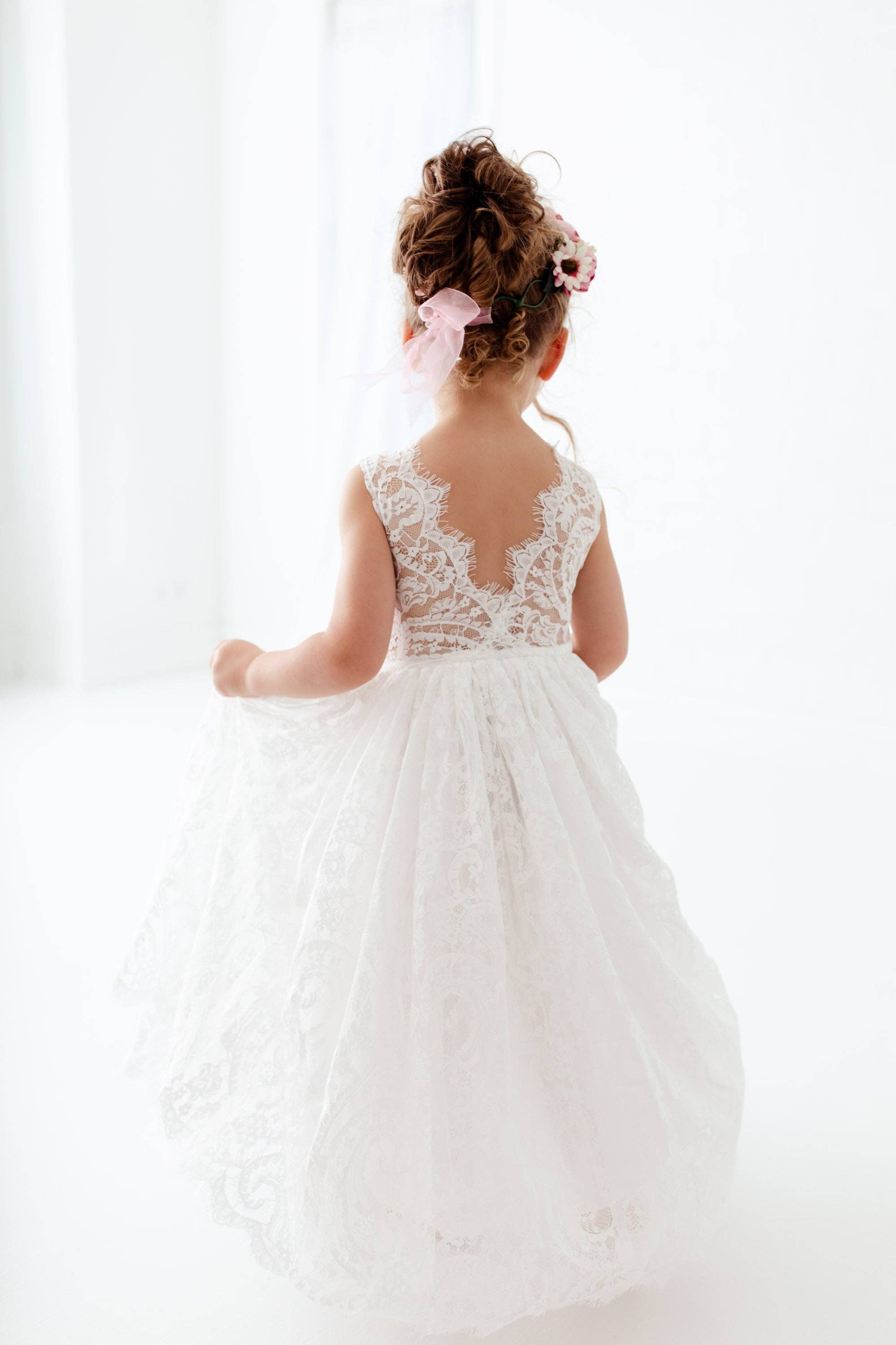 Nicolette's Couture - Wholesale Dress - Kids - The Ophelia Dress - White8