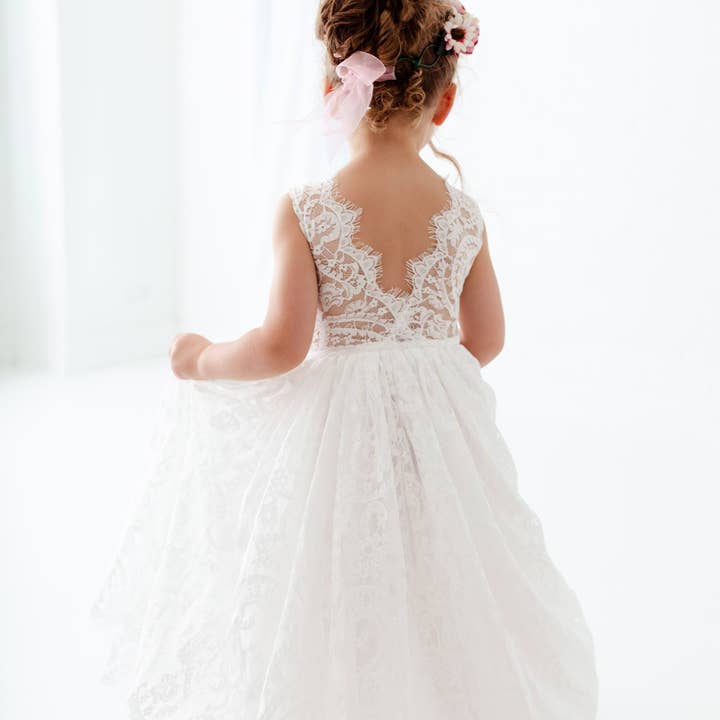 Nicolette's Couture - Wholesale Dress - Kids - The Ophelia Dress - White12