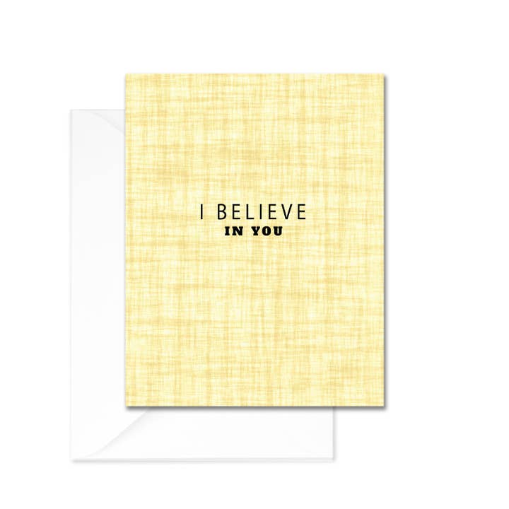 I Believe In You Greeting Card for wholesale by Leslie Store
