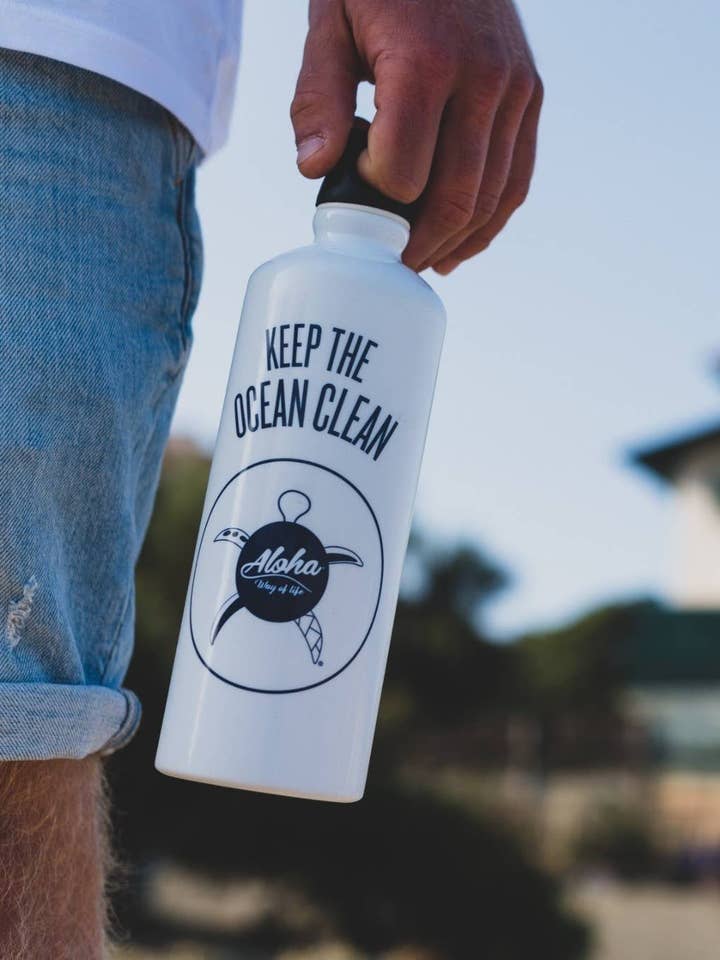 Garrafa de água Keep the Ocean Clean por atacado de ALOHA WAY OF LIFE