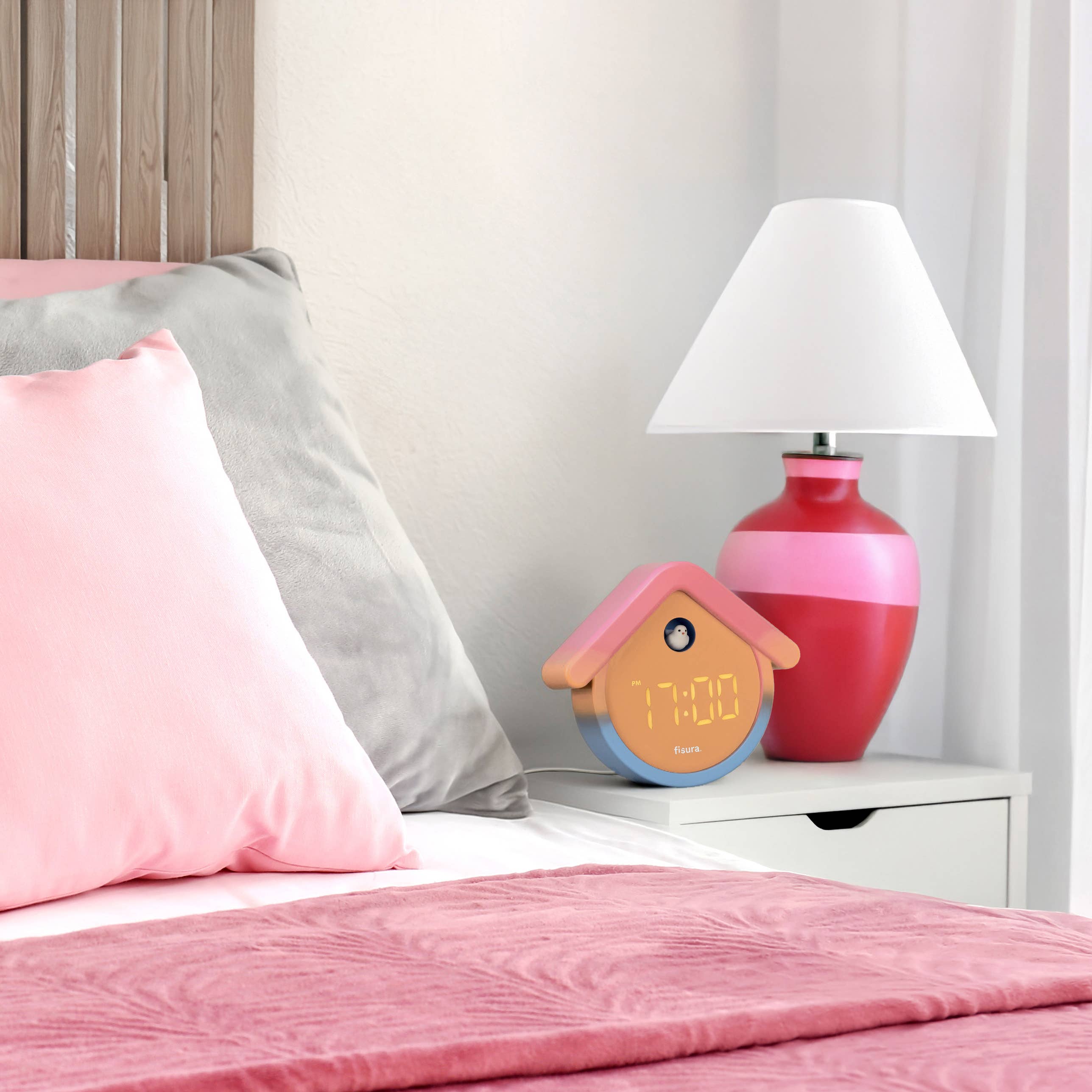 Fisura - Wholesale Alarm Clock - Gradient digital cuckoo clock2