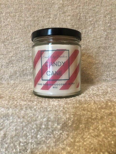 Candy Cane - Geurkaars (seizoensartikel) - Groothandel voor wholesale door Candles by Candace LLC
