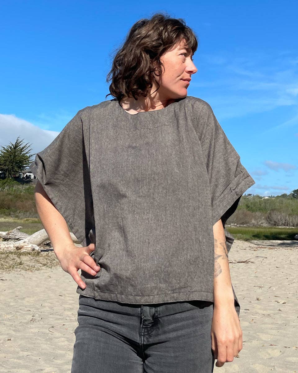 Zig Zag Asian Collection - Wholesale Blouse - Women's - Solid Cotton Box Top5