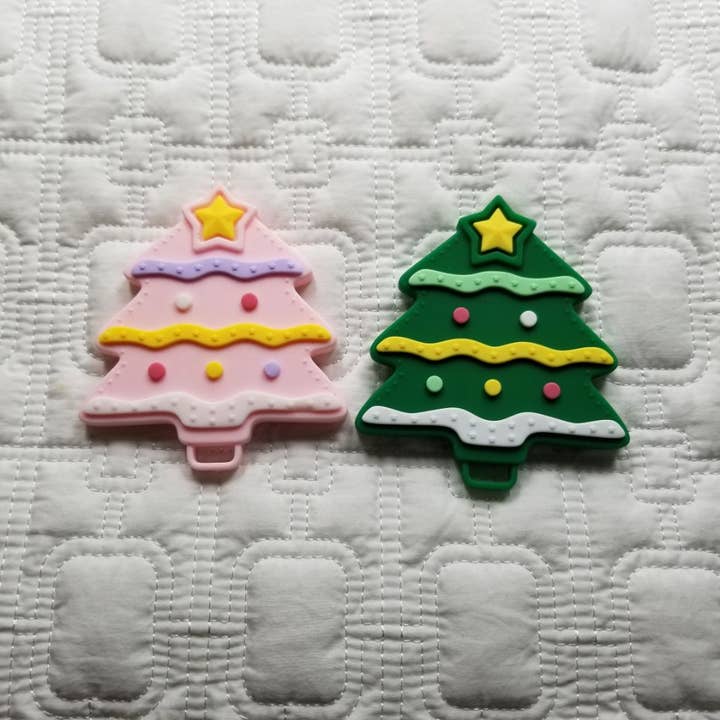 D & C TOYS - Wholesale Teether (Not Clip-On) - Baby - Silicone Christmas tree Teething Toy1