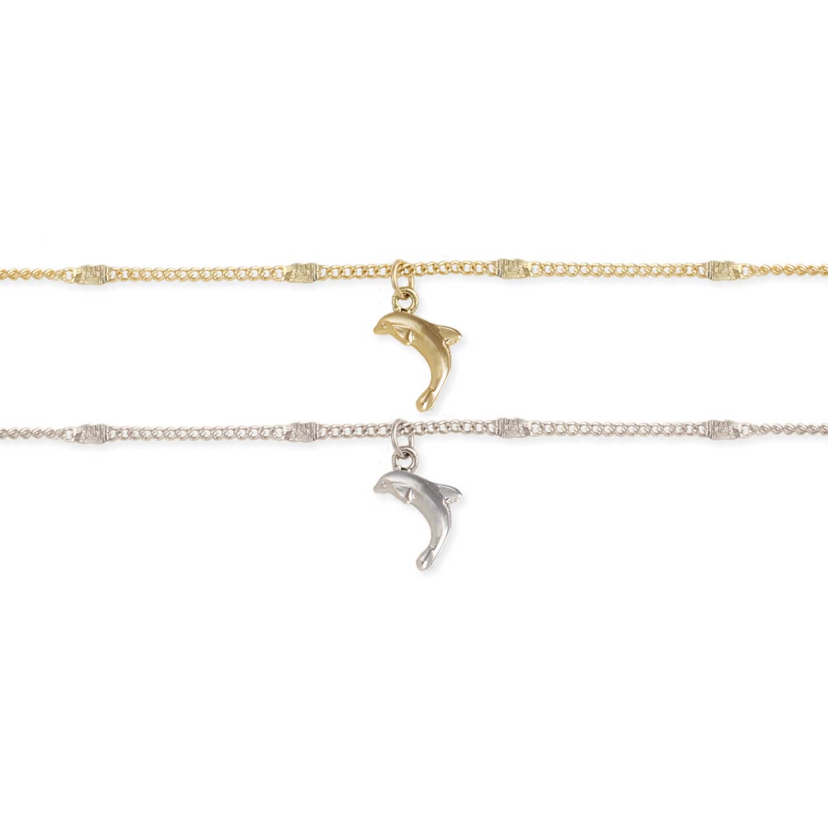 ZAD - Wholesale Anklet - Dolphin Charm & Chain Anklet1